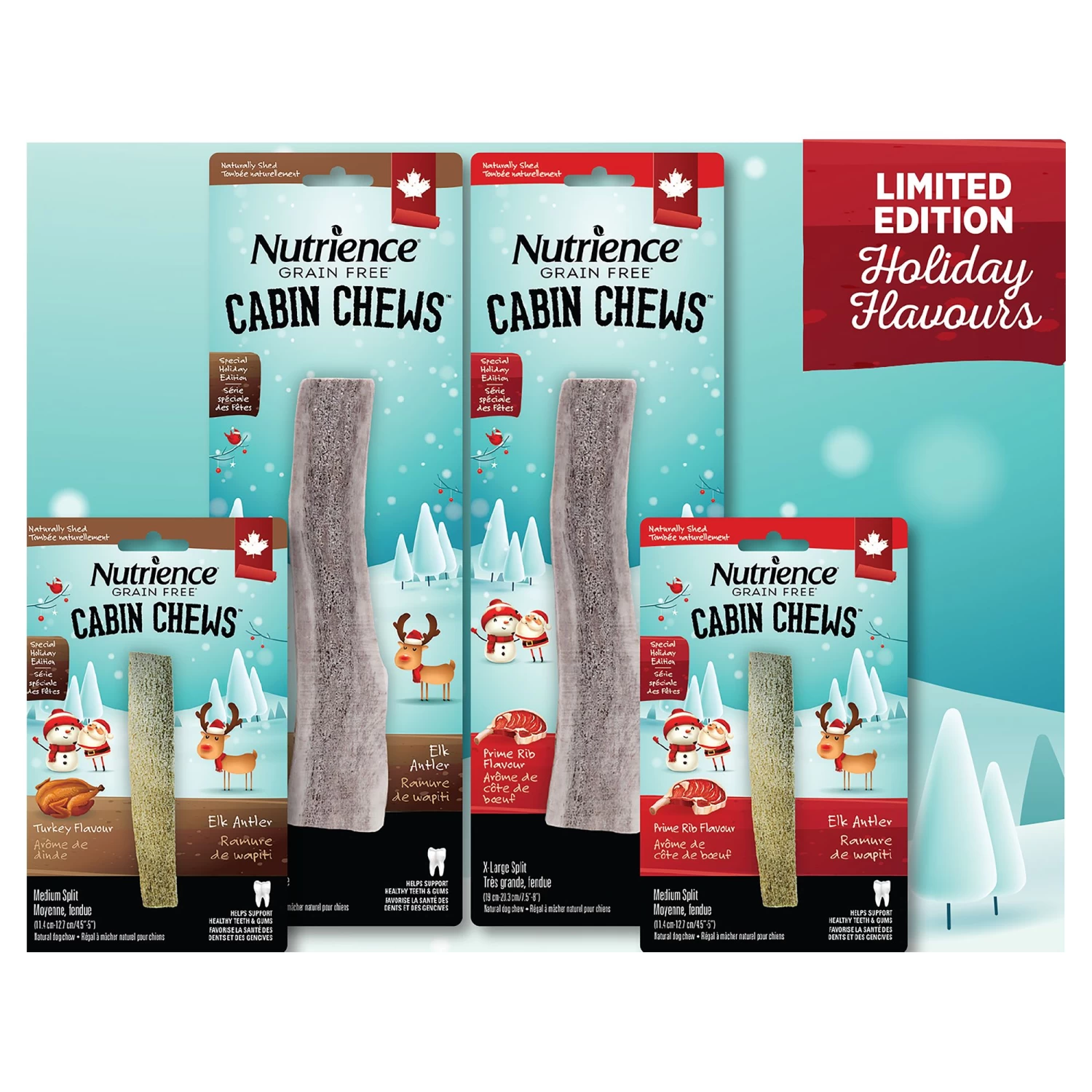 Nutrience Grain Free Split Elk Antlers- Prime Rib 2 Nutrience Grain Free Split Elk Antlers- Prime Rib - Image 2