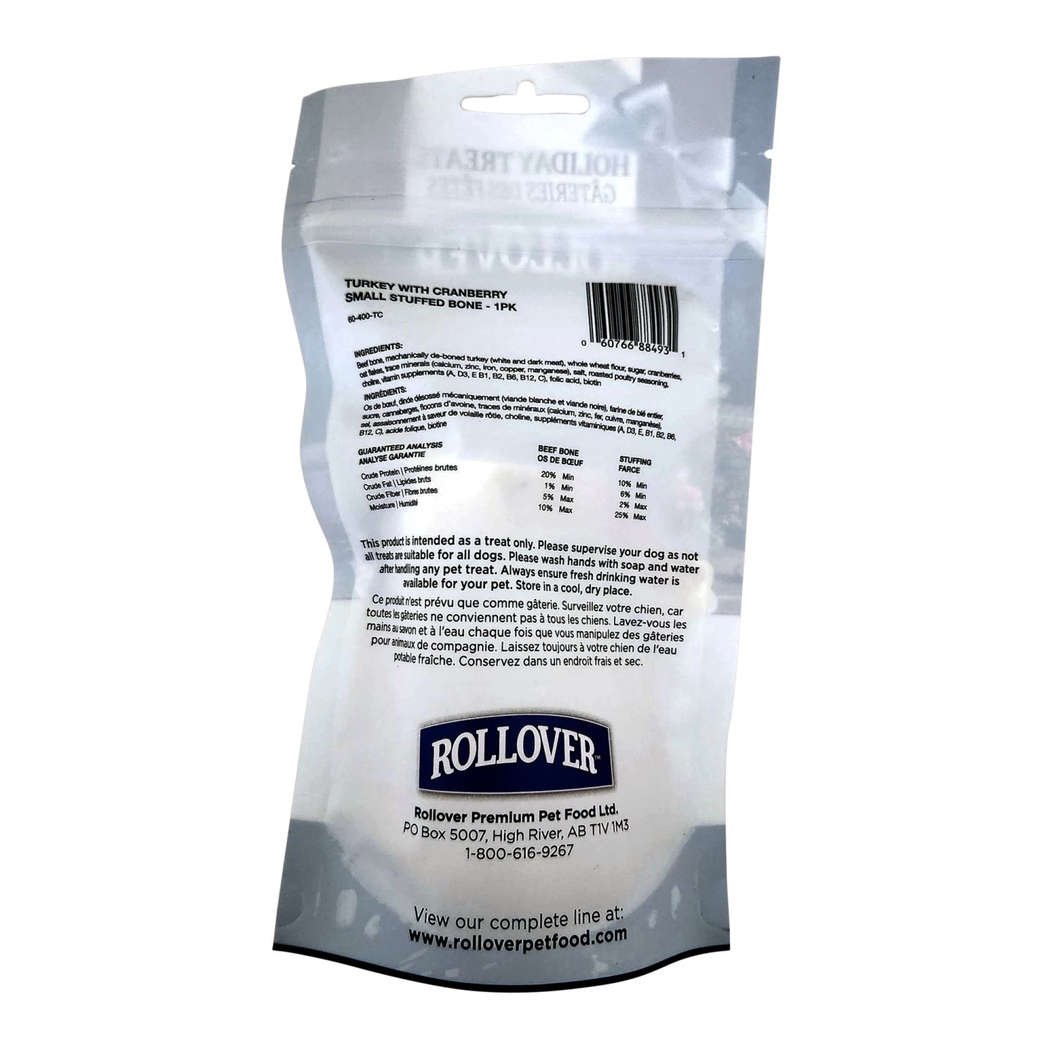 Rollover Turkey And Cranberry Stuffed Bone 2 Rollover Turkey And Cranberry Stuffed Bone - Image 2